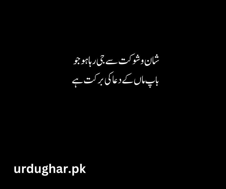 parents quotes in urdu text