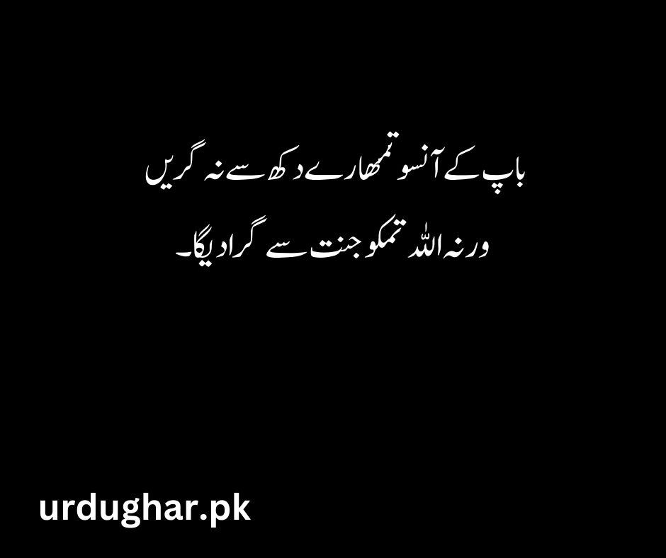 baap ki respect poetry in urdu