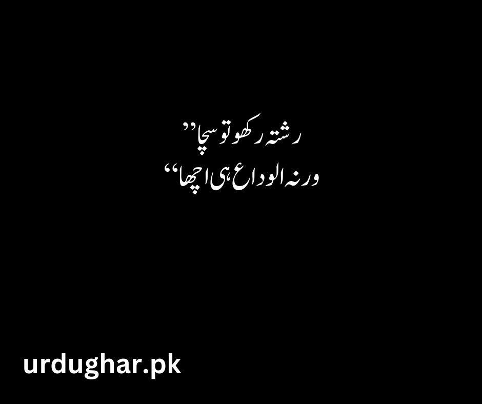 alvida shayari in urdu text