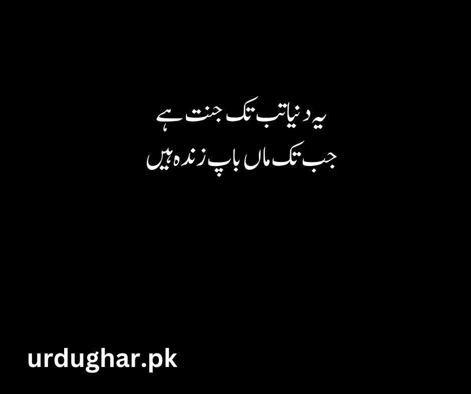 heart touching parents quotes in urdu