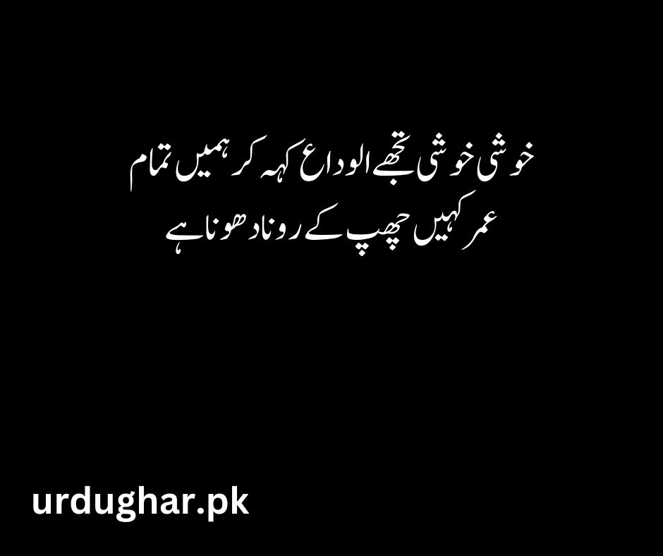 alwidai  sad poetry in urdu
