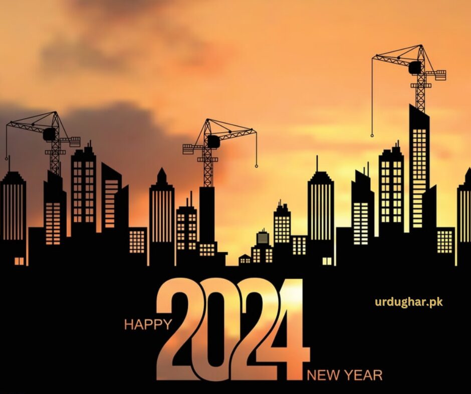 happy new year background 2024